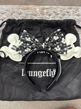 Loungefly Glow in the Dark Ghost Mickey Ears